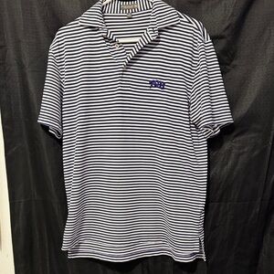 Peter Millar polo shirt with TCU logo